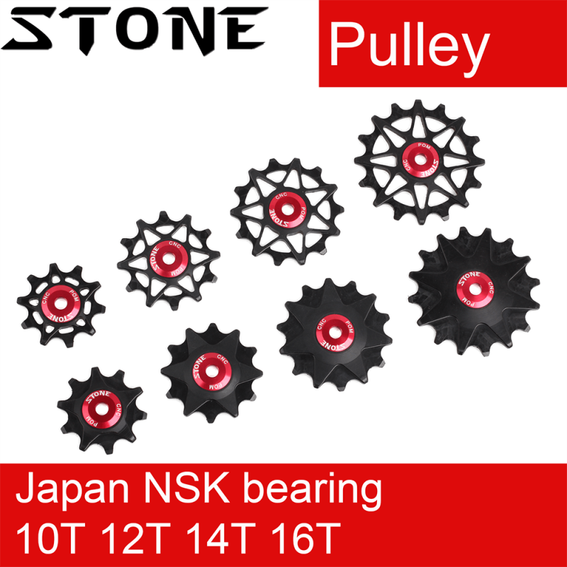 Stone Pulley Wheel Gear Guide Roller Jockey 10t 12t 14t 16t Bearing Road MTB Bike Rear Derailleur for GX XX1 for Shimano M9000