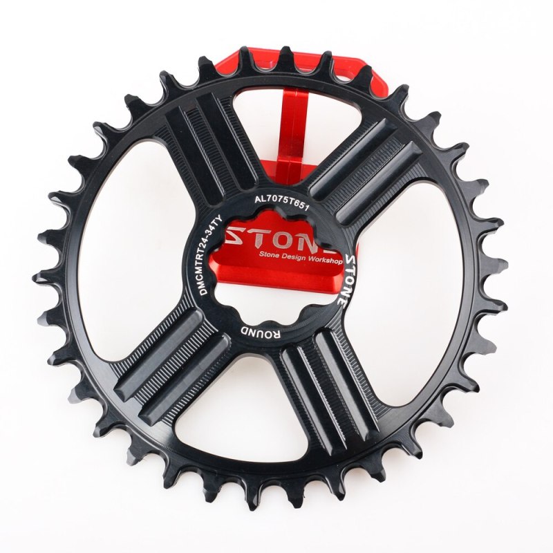 Stone Chainring For Rotor 24mm Round 30T 32T 34 36 38T Direct Mount Narrow Bike Wide Chainwheel Bicycle Plate Tool