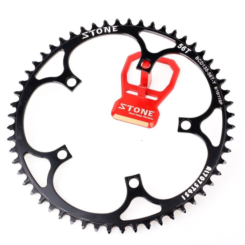 Stone 135BCD Chainring Round Narrow Wide 42 44 46 48 52 54 56T 58 60T tooth Road MTB Bike ChainWheel for campagnolo