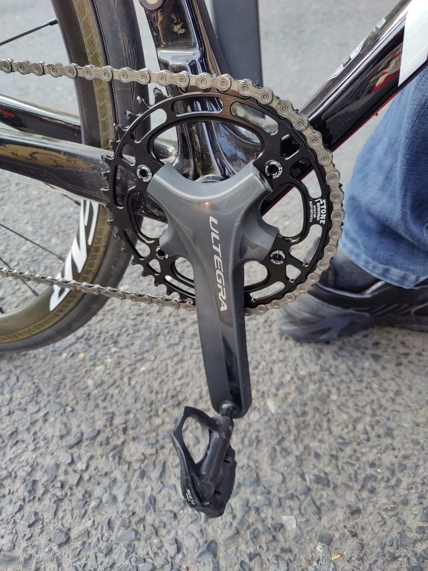 Stone Round Bike Chainring 110BCD for Shimano FC-5800 6800