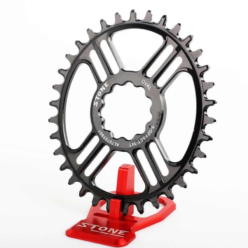 Stone Oval Chainring For Rotor 30mm REX 1.1 REX 2.1. 3D+ XC2 3DF XC2 5mm Offset 30T 32 34 36 38T MTB Bike Chainwheel DM