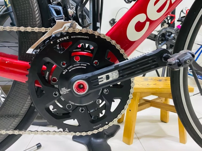 Stone Bike Round Double Chainring 110bcd 2x 52 36T 53 39T 54 40T 50 34 for Sram Red Rival S350 S900 Rotor Force 110 BCD 5 Bolts