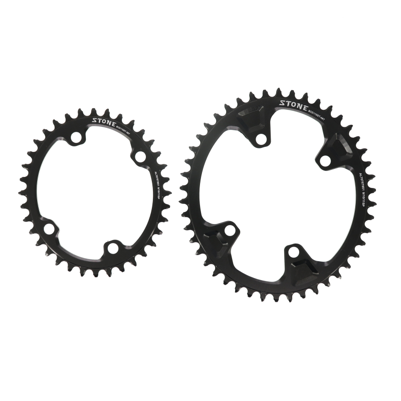 Stone Oval Bike Chainring 110BCD for Shimano Gravel GRX FC RX810 RX600 36T 38 40 42 46 58T 60T Narrow Wide Road Bike Chainwheel