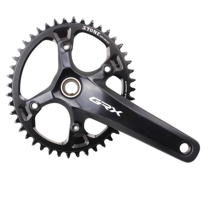 Stone Oval Bike Chainring 110BCD for Shimano Gravel GRX FC RX810 RX600 36T 38 40 42 46 58T 60T Narrow Wide Road Bike Chainwheel