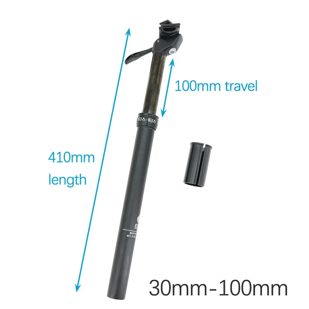 Kindshock Dropper Seatpost Manual Travel 175mm 125 150 Height Adjustable Exa Form SpeedUp 27.2 30.9 31.6 MTB Bike Lever Control