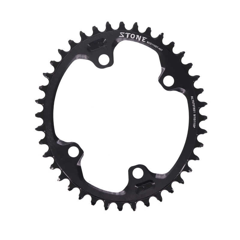Stone Oval Bike Chainring 110BCD for Shimano Gravel GRX FC RX810 RX600 36T 38 40 42 46 58T 60T Narrow Wide Road Bike Chainwheel