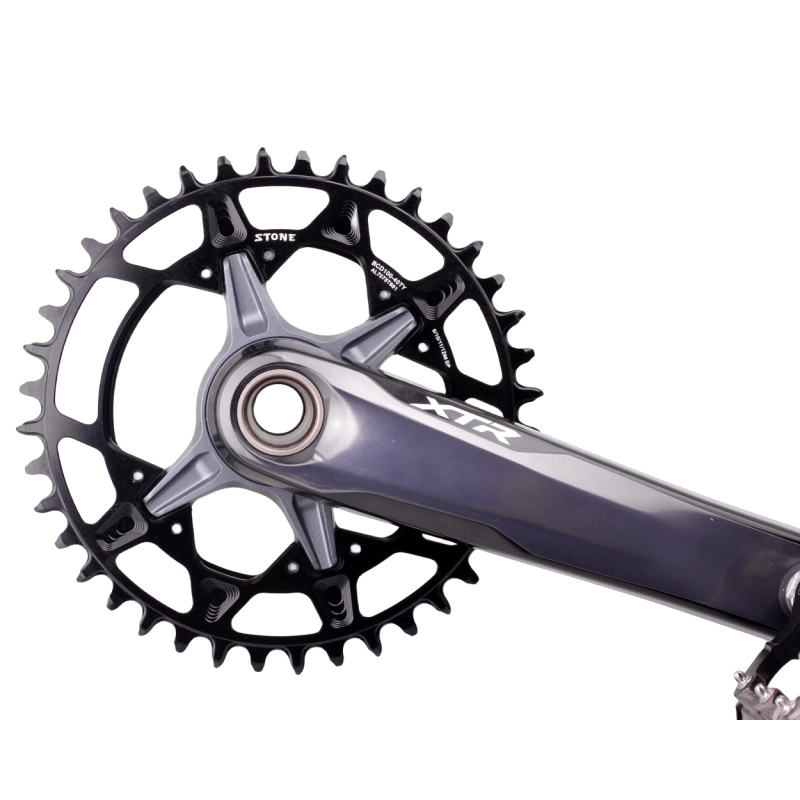 Absolute Black Chainring Absolute Black Oval Chainring (28T) - Compatible With Shimano XTR/XT/SLX Direct Mount Cranks SRAM Crank Absolute Black Chainring Absolute Black Oval Chainring (28T) - Compatible With Shimano XTR/XT/SLX Direct Mount Cranks SRAM Crank