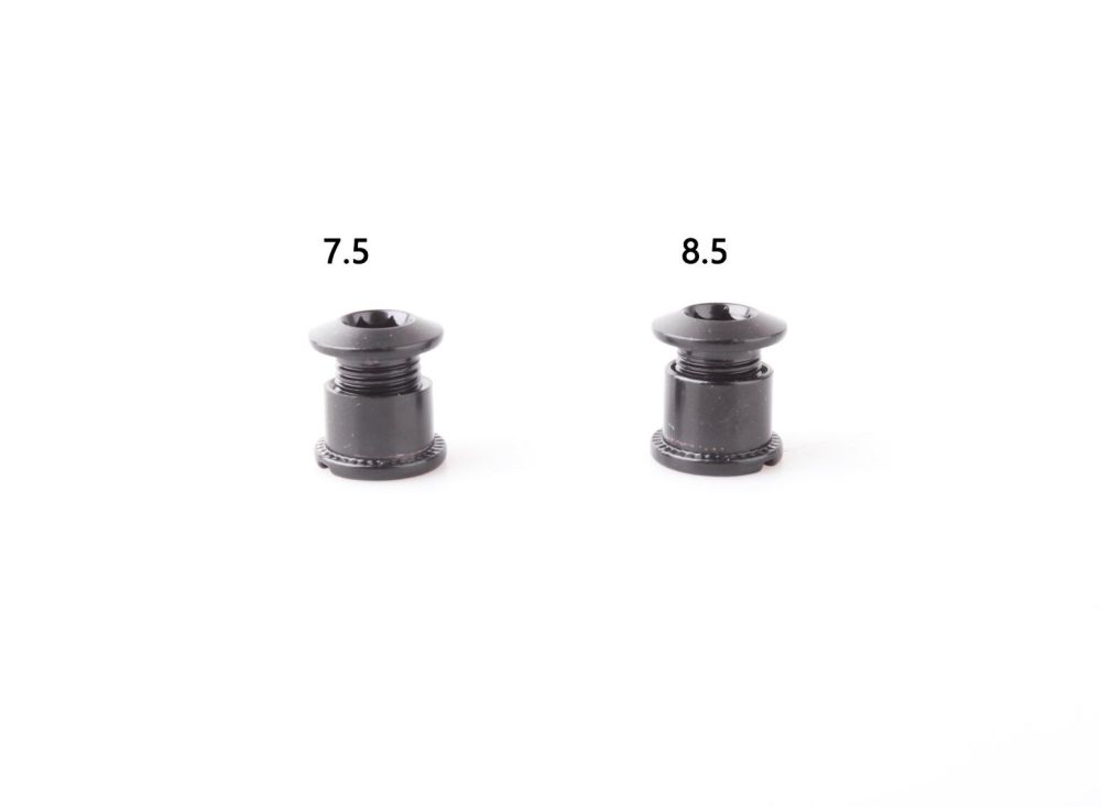 Stone Chainring Bolts 5pcs/lot M8x7.5/7.6/8.5/10.5mm Lightweight MTB Road Bicycle Bolt Chain Wheel Steel Screws Sliver Black