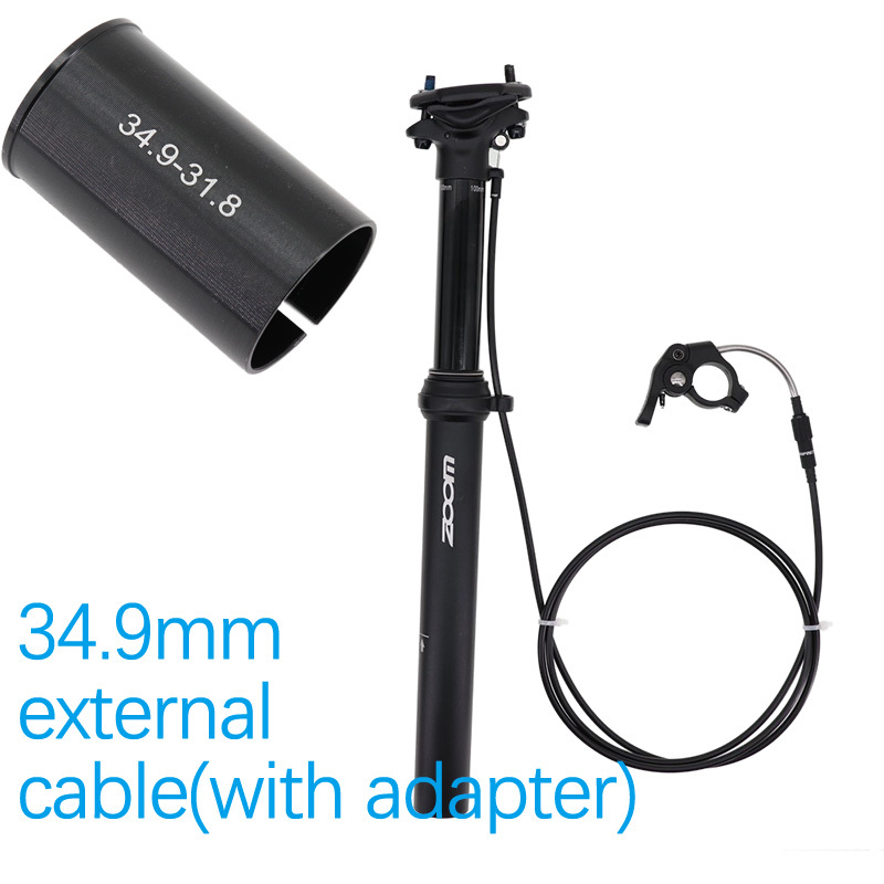Zoom Mtb Dropper Seatpost Height Adjustable Internal Routing 100mm Travel Bike Dropper Seat Post 27.2 28.6 30.9 31.6 33.9mm