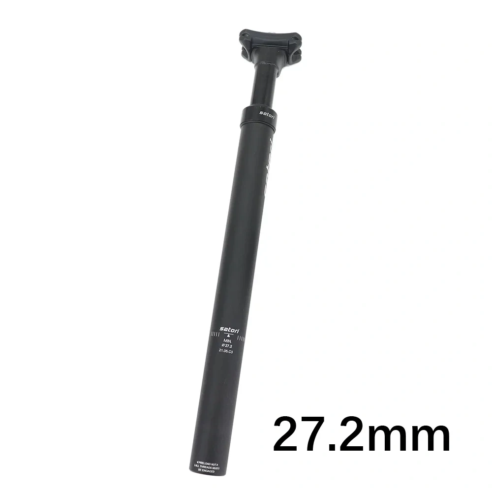 Satori Suspension Seatpost Shock Absorb for MTB Bicycle 27.2/28.6/30.1/30.4/30.9/31.6mm X355MM Bike Seat Post Setback Zoom