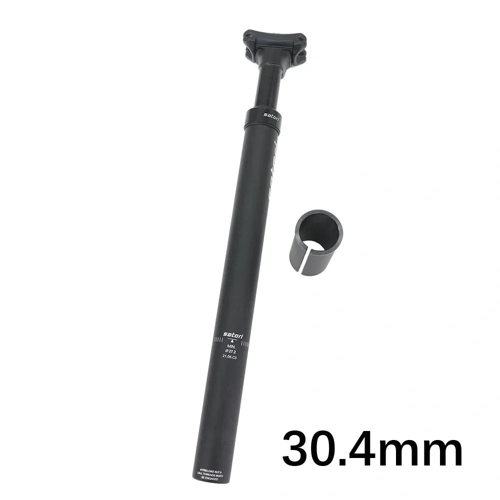 Satori Suspension Seatpost Shock Absorb for MTB Bicycle 27.2/28.6/30.1/30.4/30.9/31.6mm X355MM Bike Seat Post Setback Zoom