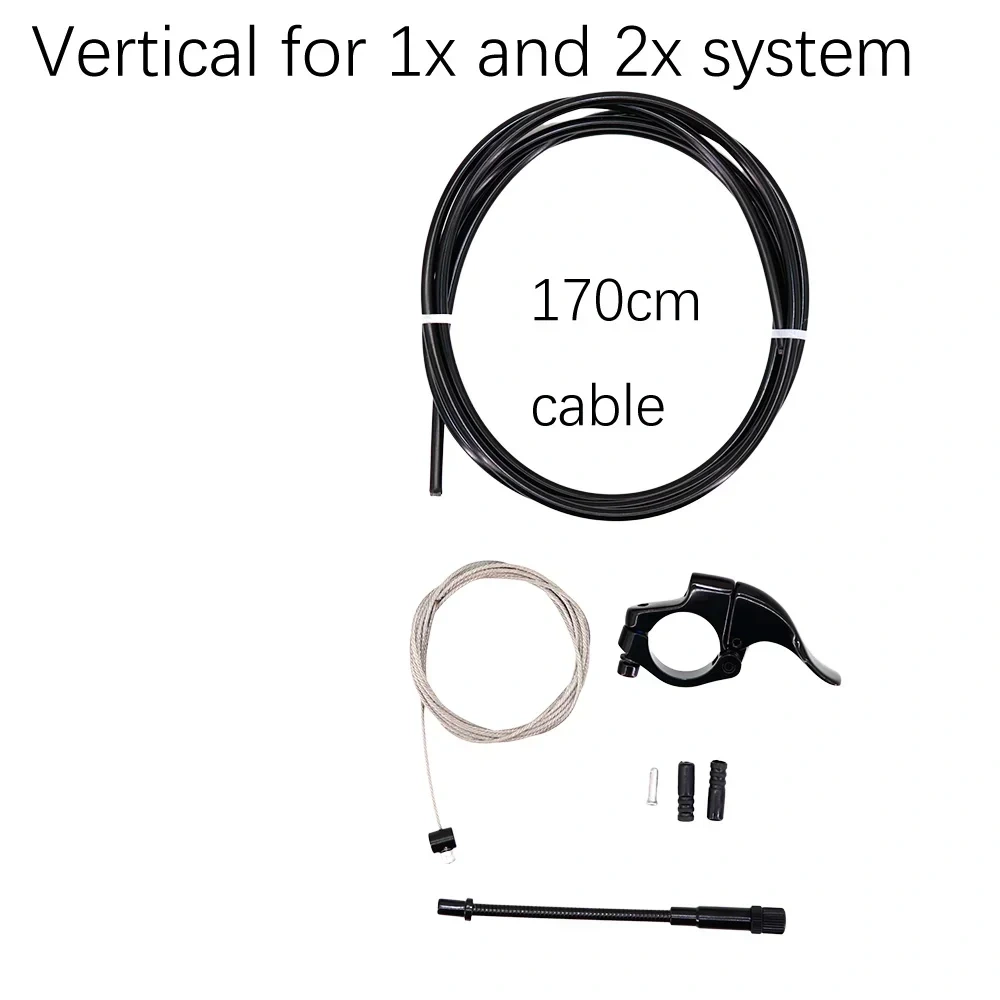 Satori Dropper Seatpost Lever Switch with Full Set Cable and Hose Southpaw Remote Control Seat Post Lever