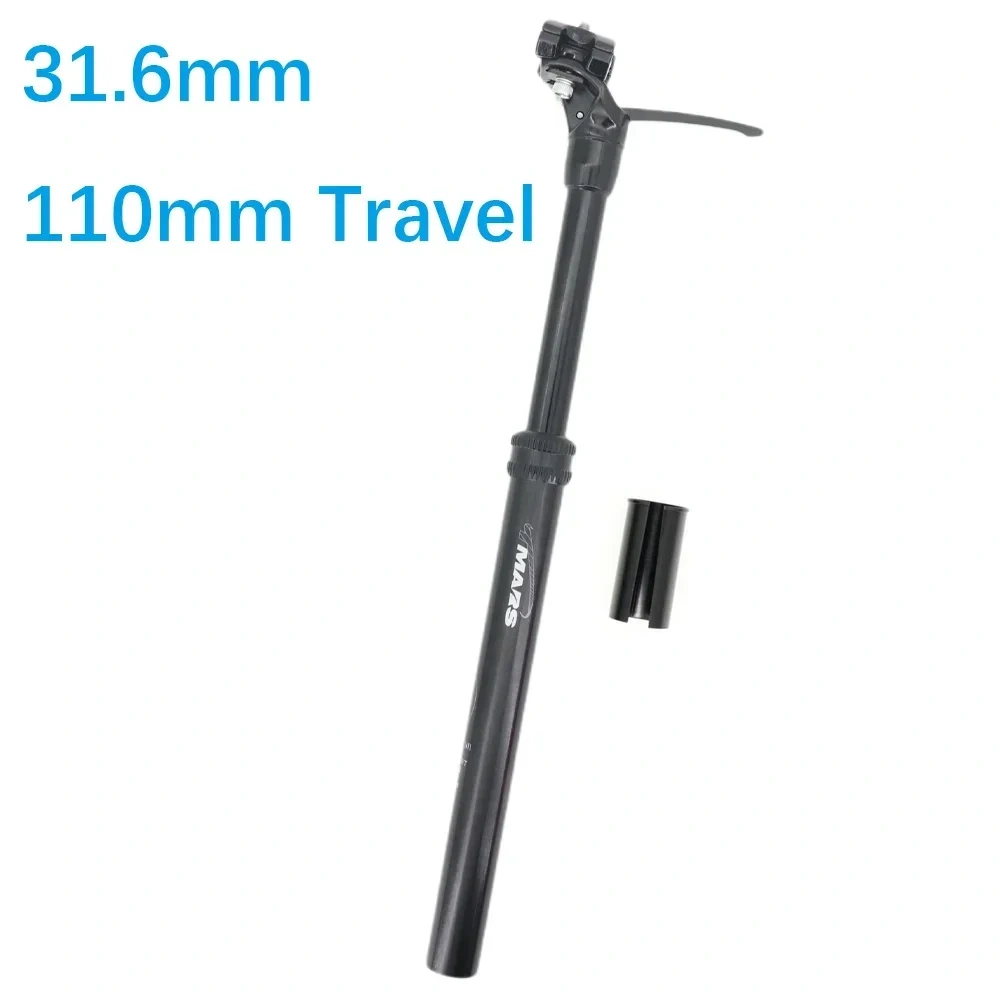Tmars Dropper Seatpost Height Adjustable 27.2mm Mechanical Manual Control Lever Seat Post Bike MTB 30.1 30.4 30.9 31.6 110mm