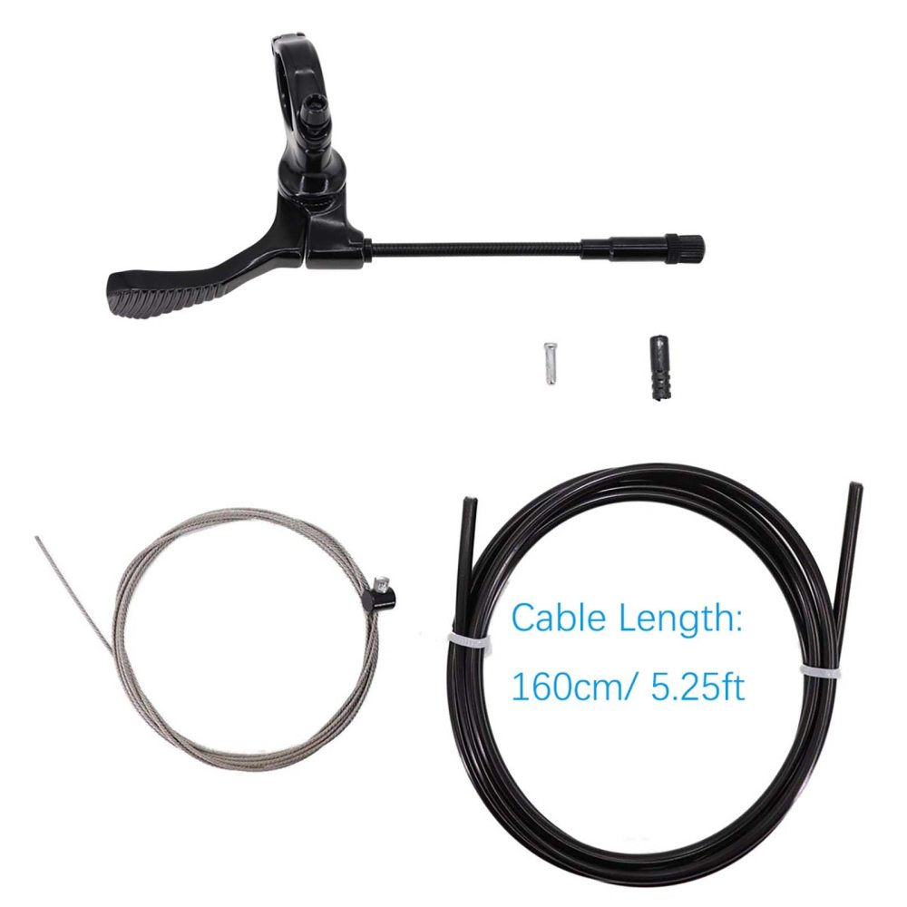 Satori Dropper Seatpost Lever Switch with Full Set Cable and Hose Southpaw Remote Control Seat Post Lever