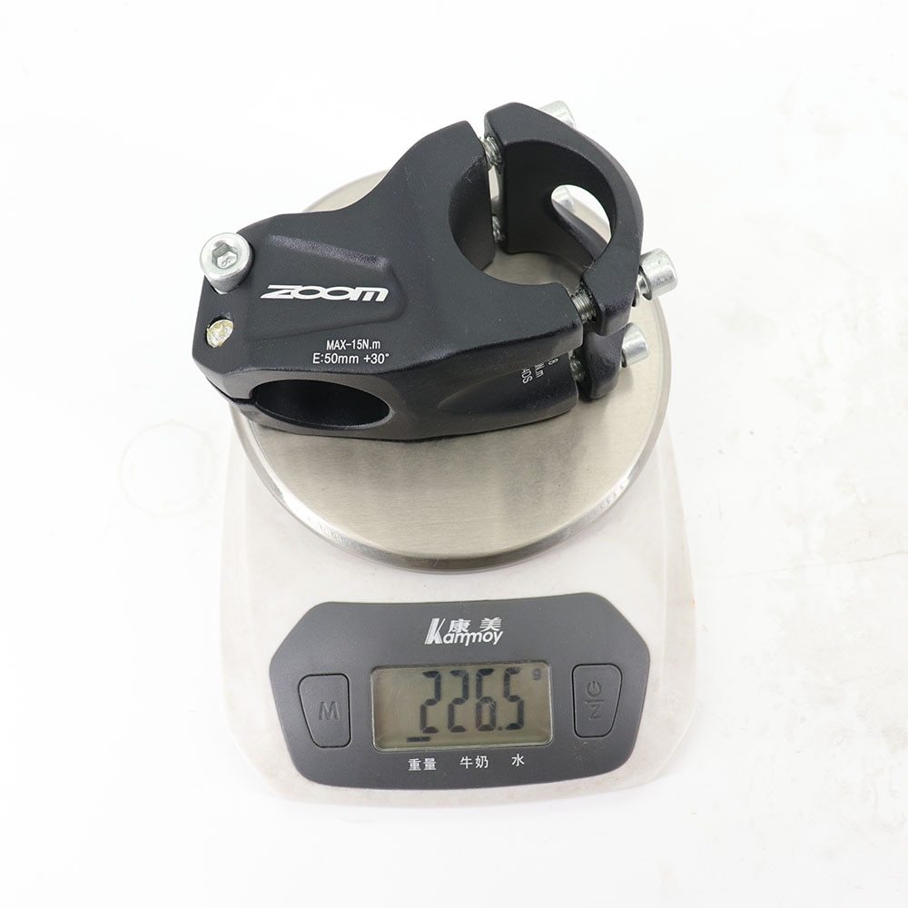 Zoom bike stem 30 degree downhill cross-country DH FR XC BMX mountain bike MTB bicycle handlebar 31.8 50MM