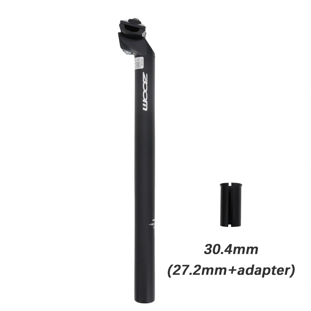 Zoom Seatpost for MTB Bike 300g Bicycle Seat Post Matt Black Silver 25.4 26.8 27.2 30 30.4 30.9 31.6mm 350mm Aluminum Alloy