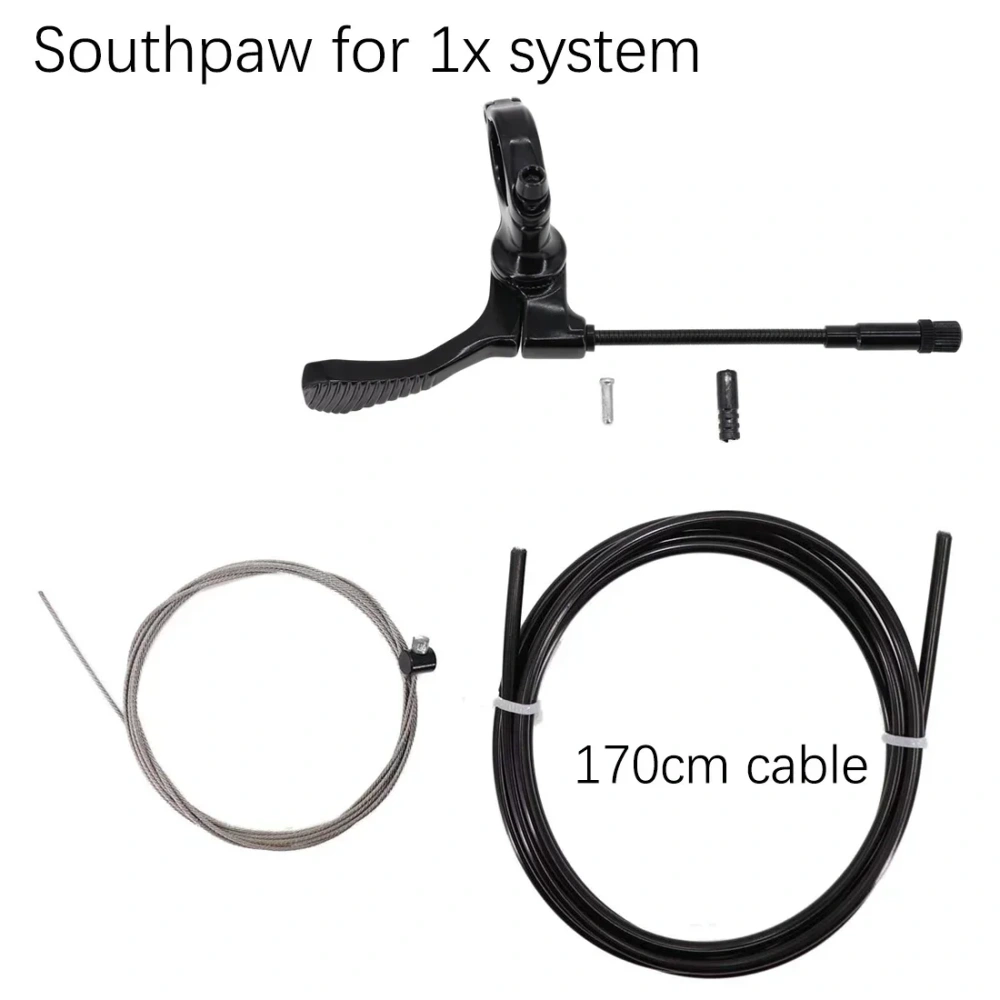Satori Dropper Seatpost Lever Switch with Full Set Cable and Hose Southpaw Remote Control Seat Post Lever