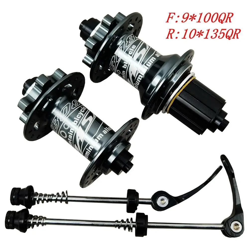 PASAK bike bearing hub MTB hub 6 paws  4 bearings quick release thru axle 32 holes bike 8 9 10 11 12 speed HG casstte flywheel