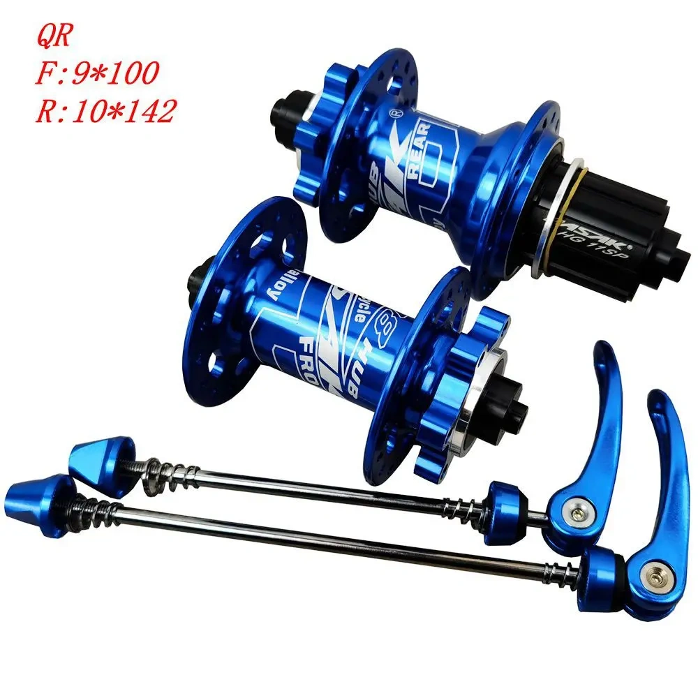PASAK bike bearing hub MTB hub 6 paws  4 bearings quick release thru axle 32 holes bike 8 9 10 11 12 speed HG casstte flywheel