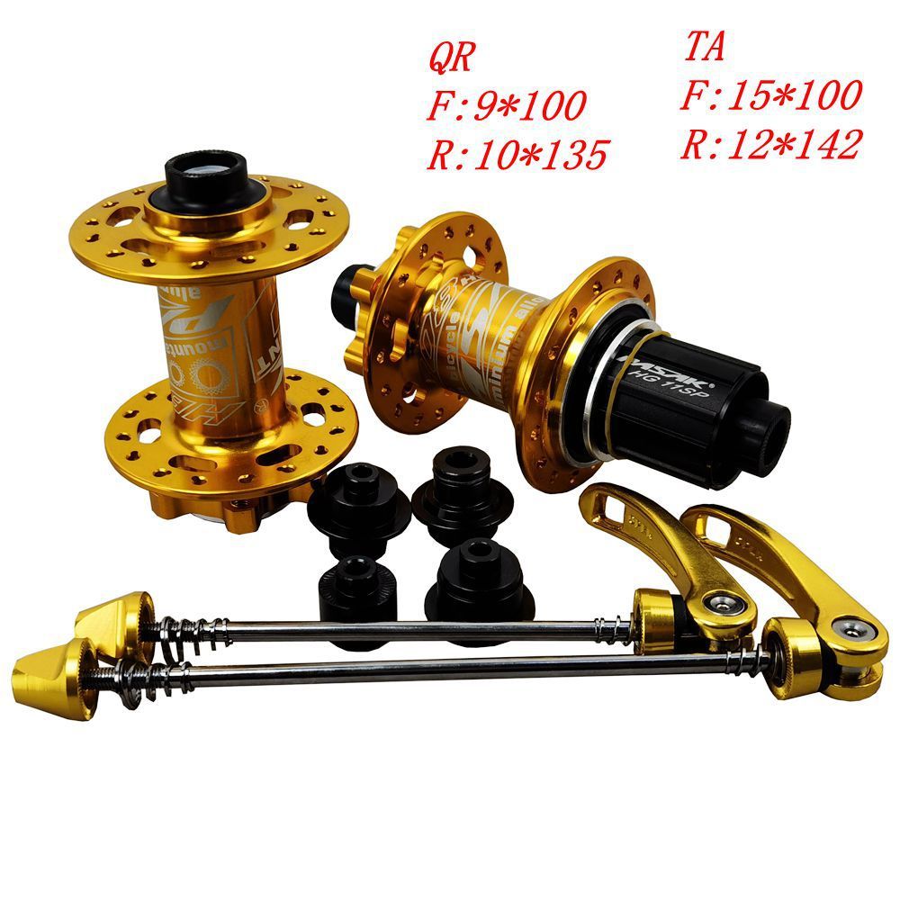 PASAK bike bearing hub MTB hub 6 paws  4 bearings quick release thru axle 32 holes bike 8 9 10 11 12 speed HG casstte flywheel