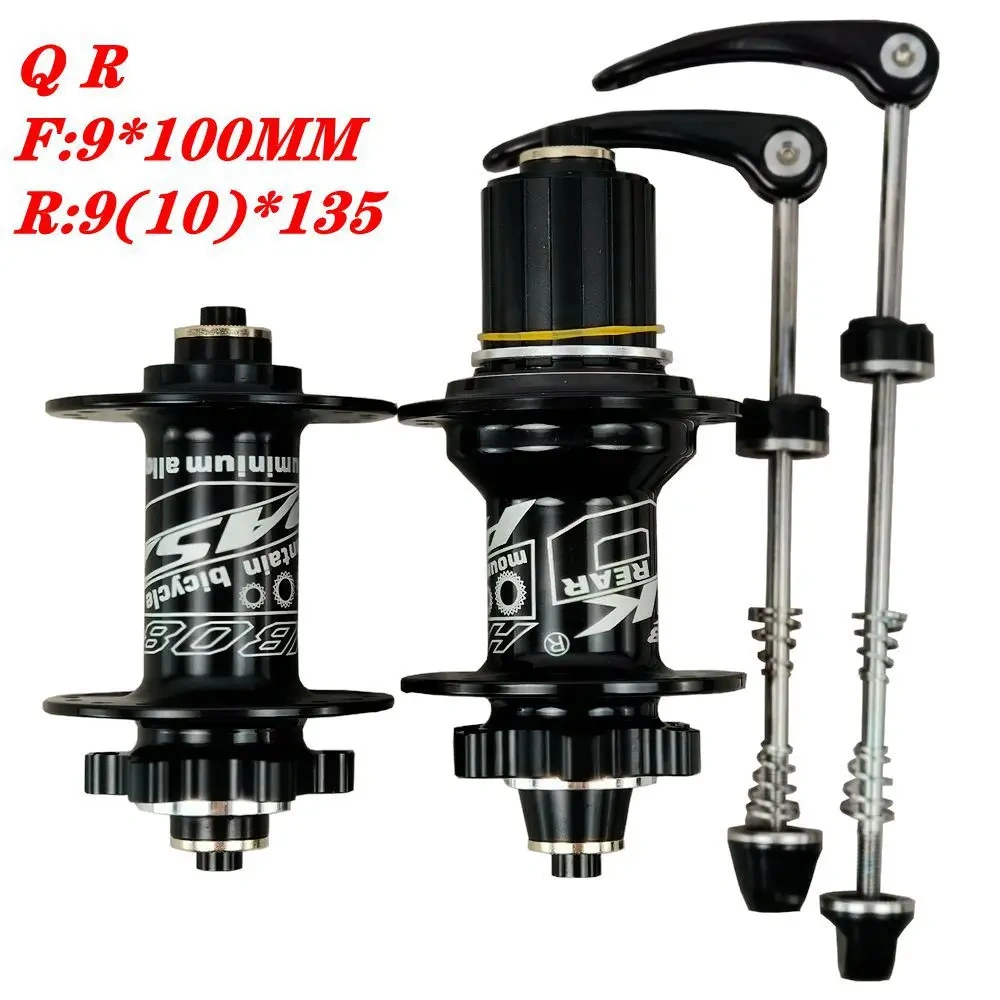 PASAK bike bearing hub MTB hub 6 paws  4 bearings quick release thru axle 32 holes bike 8 9 10 11 12 speed HG casstte flywheel