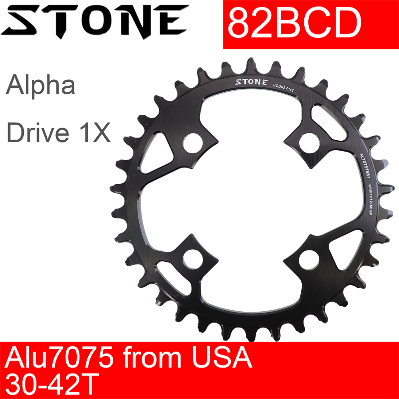 Stone 82bcd for Fsa Alpha Drive Gamma Pro Marlin 7 Mtb Narrow Wide Chainring 30t-42t Round Mountain Bike Bicycle Chainwheel