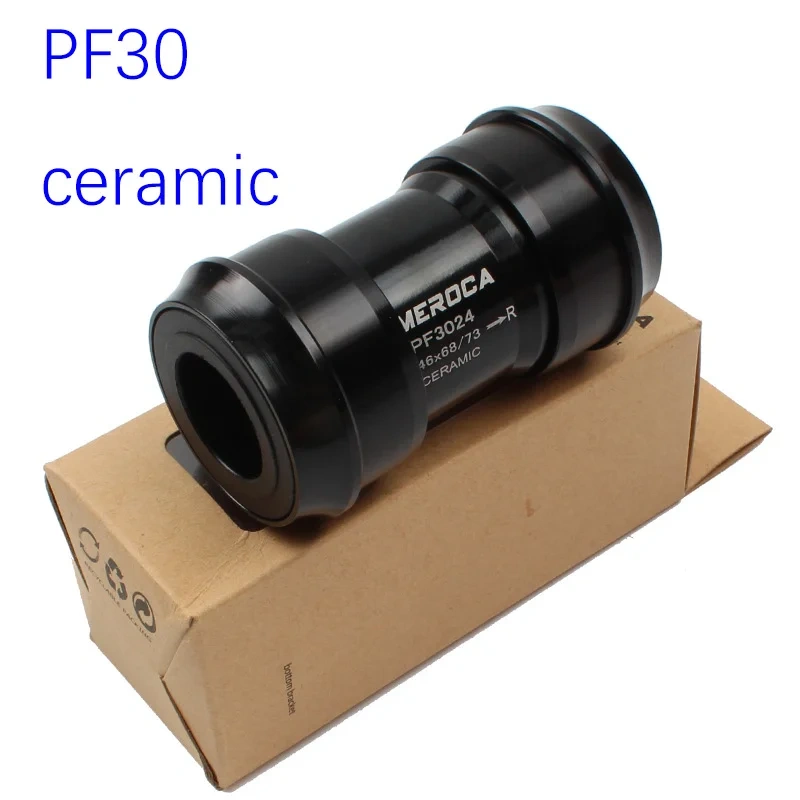 Meroca PF30 BB30 Bike Bottom bracket ceramic Bottom bracket 24mm spindle for Shimano crankset
