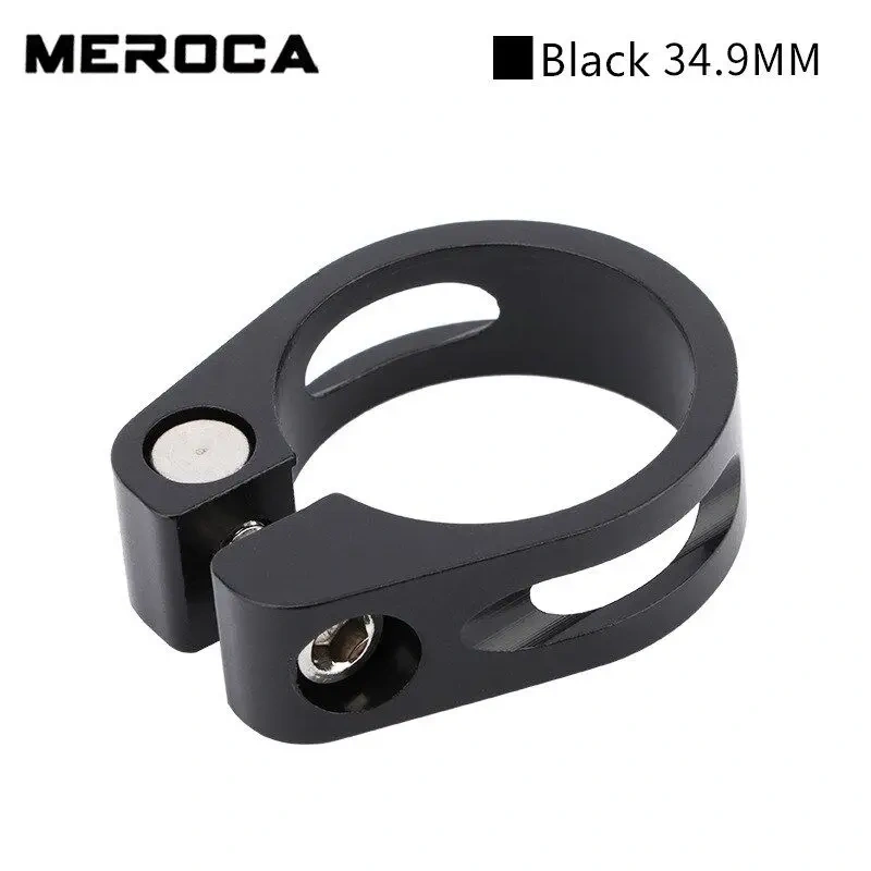 Meroca Mountain Road Bike Seat Post Clamp Mountain Road Bike 31.8 34.9MM Aluminum Alloy CNC Lock Clamps Bicycle Part Seatpost