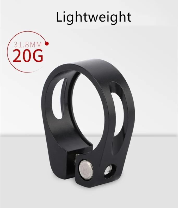 Meroca Mountain Road Bike Seat Post Clamp Mountain Road Bike 31.8 34.9MM Aluminum Alloy CNC Lock Clamps Bicycle Part Seatpost