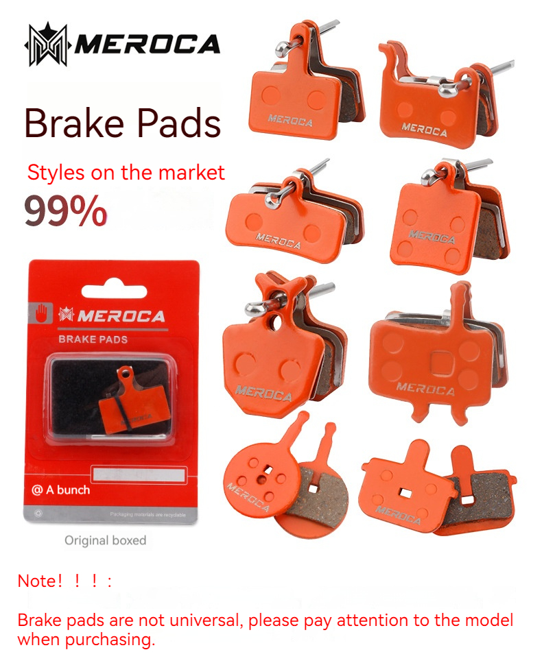 Meroca BIke Resin Brake Pads MTB For Shimano M375 M445 Mt200 BB5 BB7 Mountain Road Bike Hydraulic Disc Brake Pads