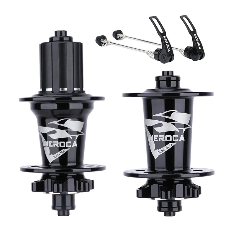 MEROCA Mountain Bike Quick Released/Thru Axle Hub 32 Holes 6pawls Sealed 5 Bearings 100/142mm 100/135mm QR/TA MTB Disc