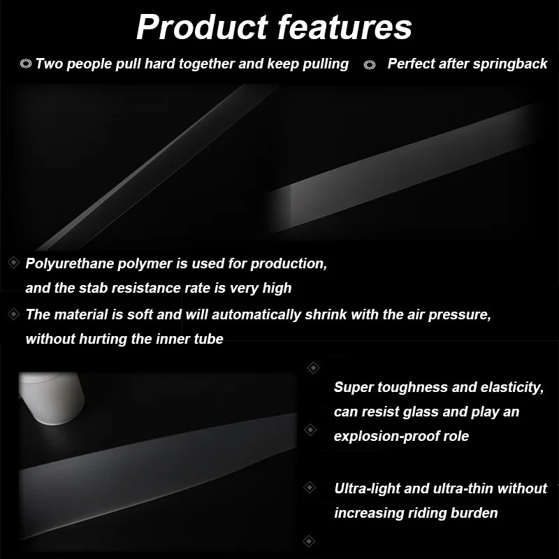 Meroca 2pcs Bicycle Tire Liner Bike rim tape Puncture Proof Belt Protection Pad 700C 26 27.5 29 Inch MTB Road Bike