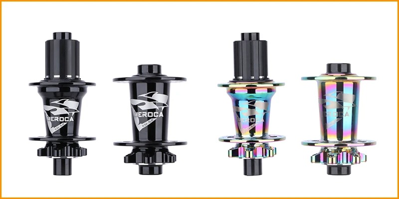 MEROCA Mountain Bike Quick Released/Thru Axle Hub 32 Holes 6pawls Sealed 5 Bearings 100/142mm 100/135mm QR/TA MTB Disc