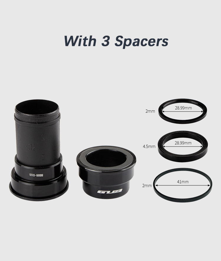 GUB BB86-DUB Press-Fit Bottom Bracket sealed Bearing for MTB Road Bike for SRAM DUB 29mm Crankset BB86 BB92 MTB