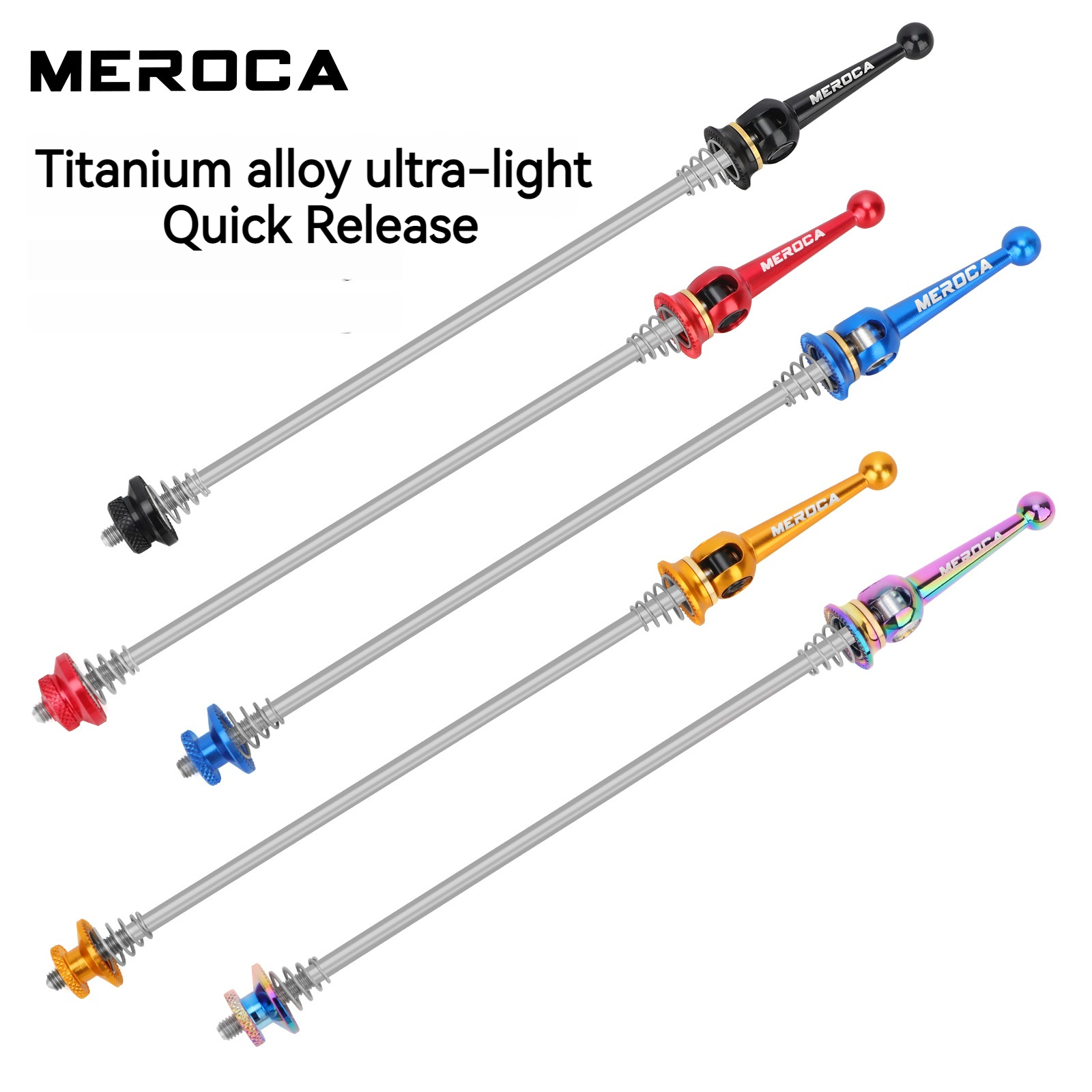 Mountain Rods MEROCA Mountain Bike Quick Release Rod 74 * 130mm 100 * 135mm ...