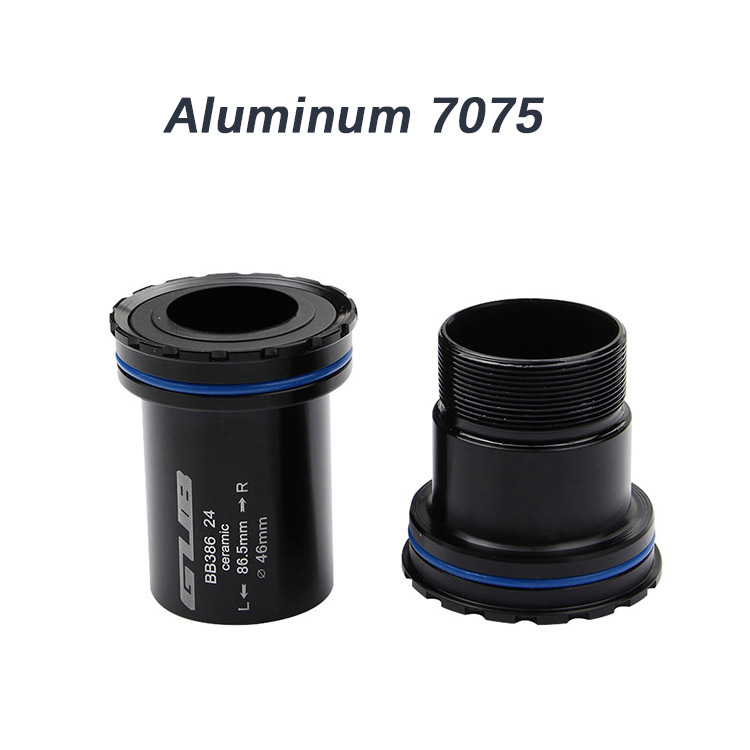 BB386 24mm Adapter Bicycle Press Fit Ceramic Bearings Bottom Brackets Axle for Shimano for SRAM 22-24mm MTB Road Bike