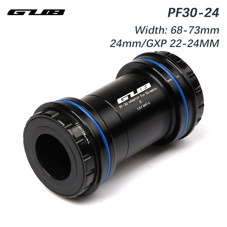 GUB BB30/24 Press-fit Ceramic bearing Bottom Bracket for Shimano 24mm for SRAM 22-24mm Bike parts BB Ceramic aluminum