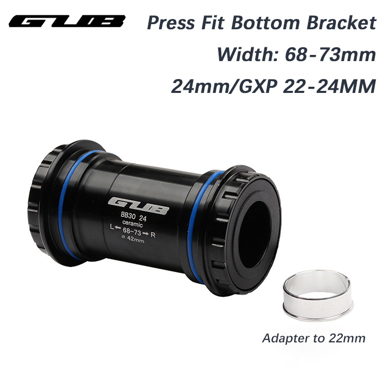 GUB BB30/24 Press-fit Ceramic bearing Bottom Bracket for Shimano 24mm for SRAM 22-24mm Bike parts BB Ceramic aluminum