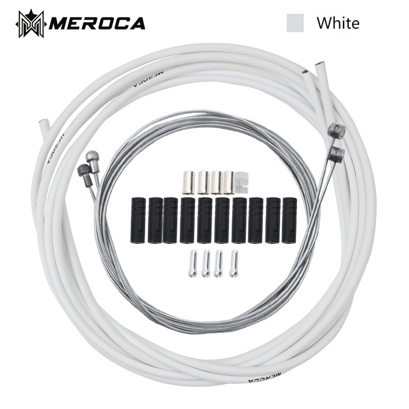 Meroca Moutain Bike Shift Derailleur Line Tube Brake Cable for V Brake Disc Multi-color