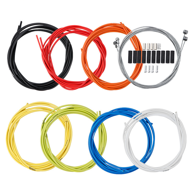 Meroca Moutain Bike Shift Derailleur Line Tube Brake Cable for V Brake Disc Multi-color