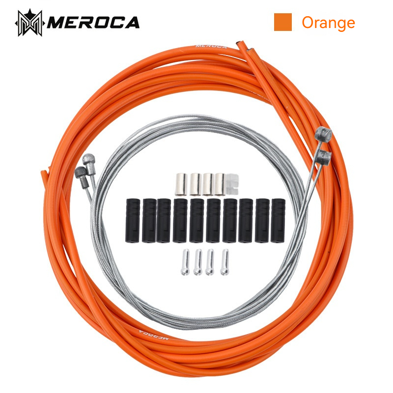 Meroca Moutain Bike Shift Derailleur Line Tube Brake Cable for V Brake Disc Multi-color