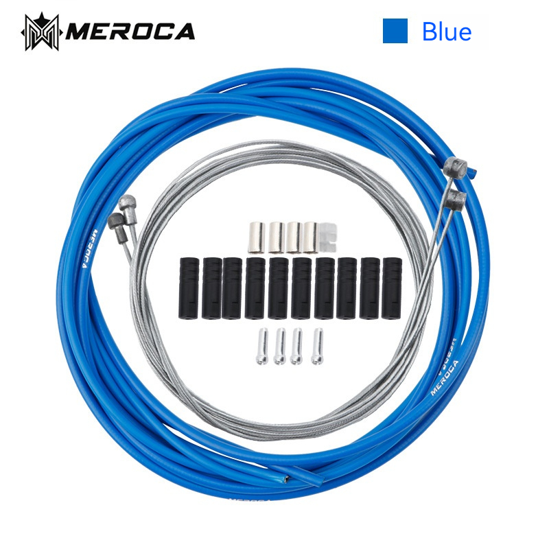Meroca Moutain Bike Shift Derailleur Line Tube Brake Cable for V Brake Disc Multi-color