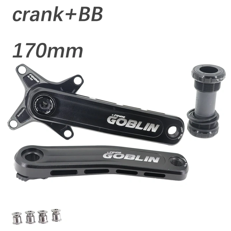 Fovno MTB Crankset 104BCD Bike Crank 170mm 175mm Deckas Chainring 32t 34t 36t 38 1 speed 1x ghost phantom gxp crankset goblin