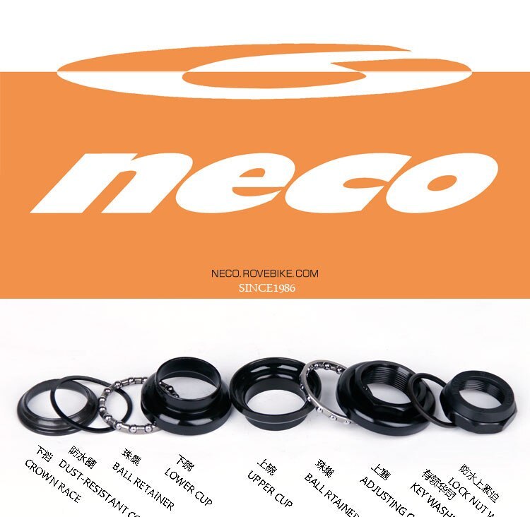 Road Bike Mountain Bike Folding Bike 34MM Front Fork Threaded Steerer Headset 1 1/8 25.4 28.6 34 30