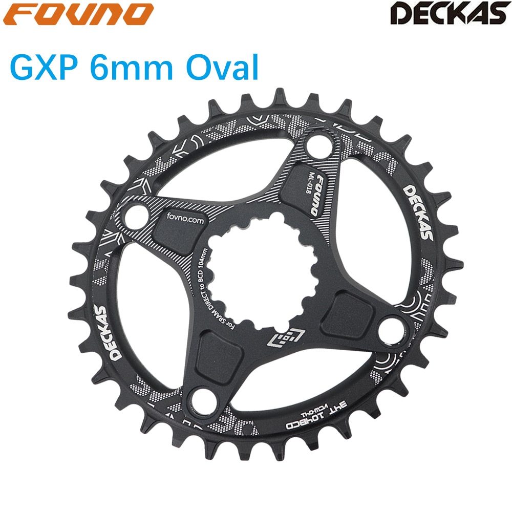 Deckas Oval Chainring 6mm Offset GXP XX1 Eagle X01 GX X1 X0 X9 for sram DM 32T 34T 36 38 MTB Road Bike Direct Mount