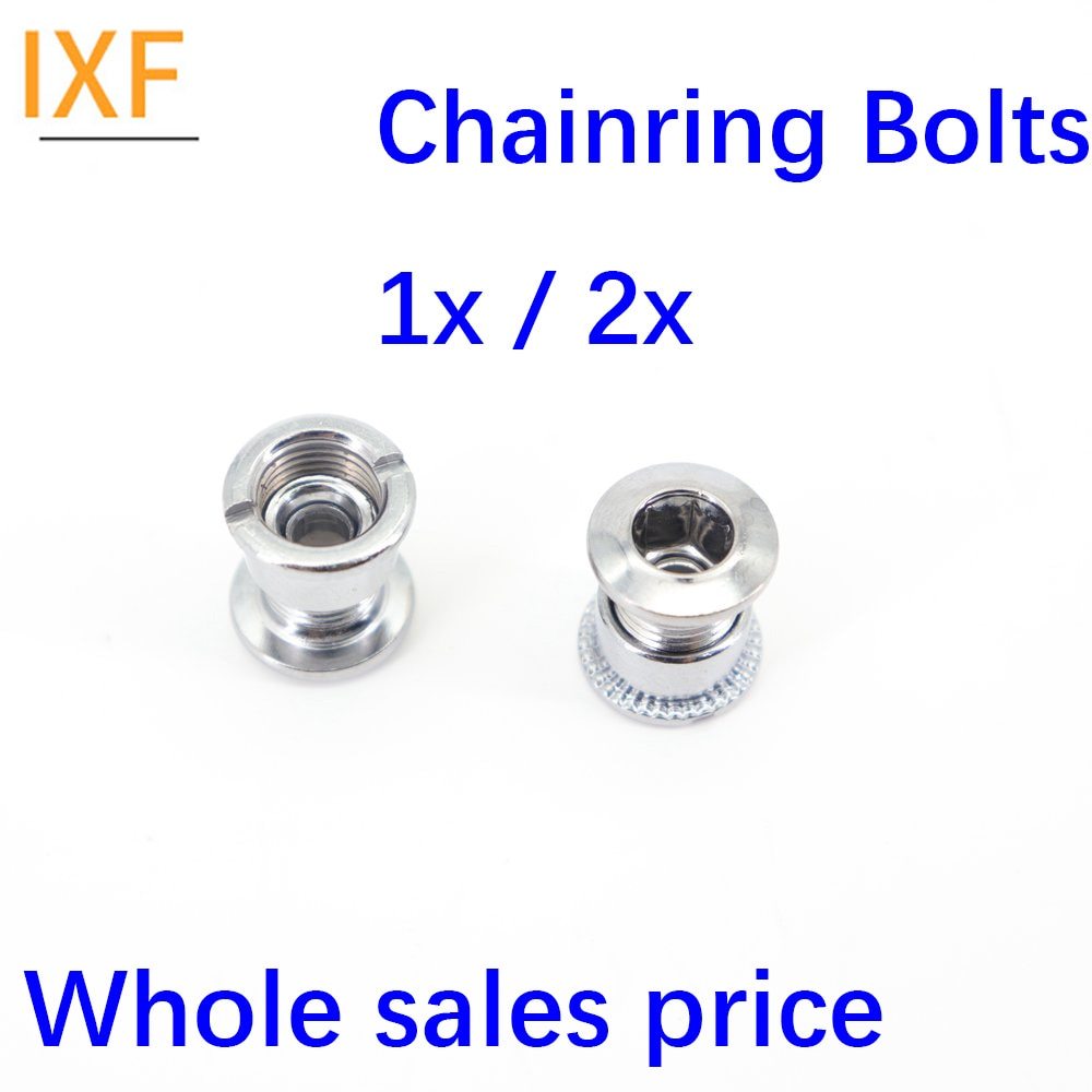 IXF bike chainring bolts steel bolts for 1x 2x chainring single speed double chainring M8 0.75 6.5 10.5mm