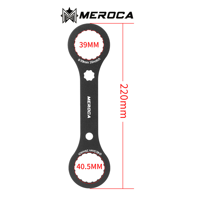 MEROCA Bike Bottom Bracket Wrench 44mm/46mm/49mm 16 Notch DUB Installation Removal Tool BB Tool Cycling Repair Parts