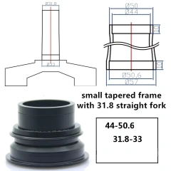 44-50.6mm for 31.8-33mm straight fork