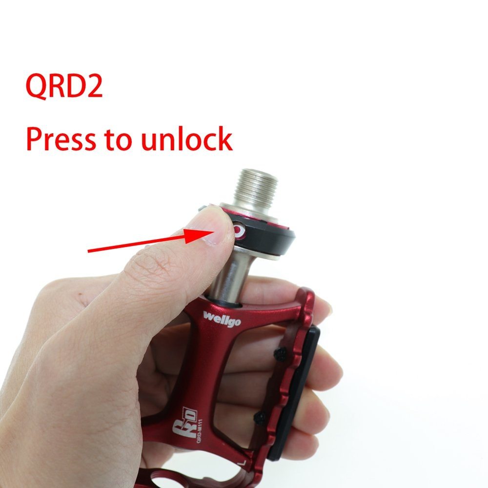 Wellgo Original Pedals Quick Release Device M111 Ultralight Bicycle Bike Pedals MTB Cycling QRD QRD2