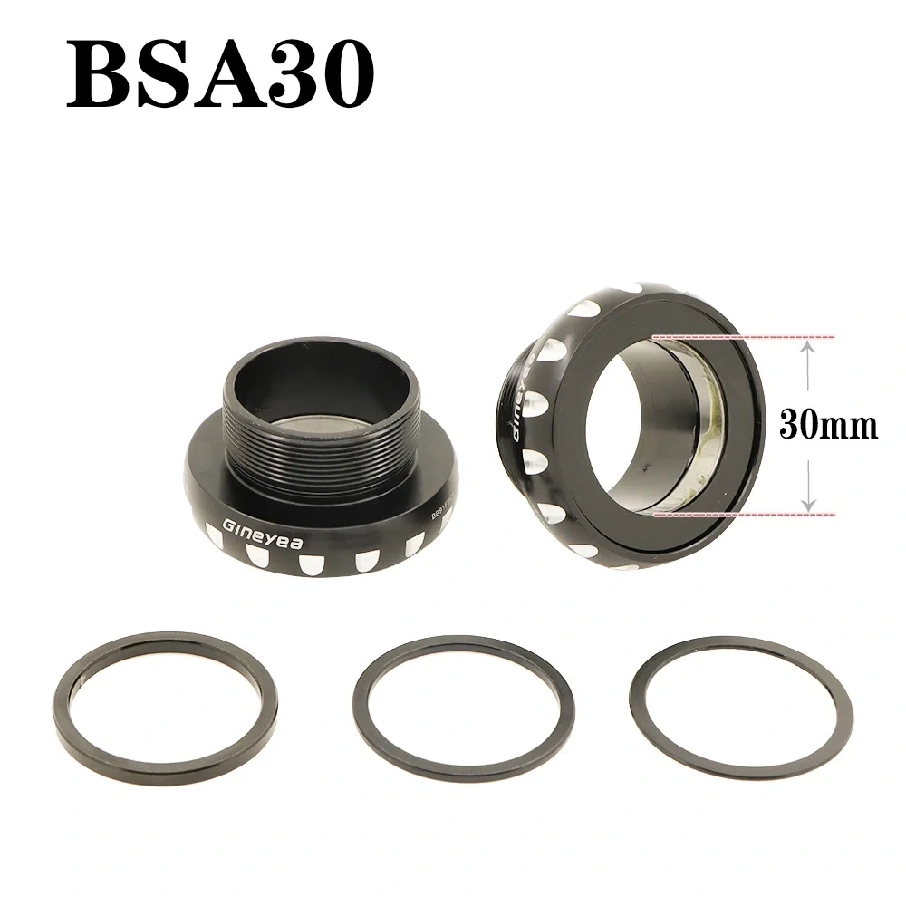 Gineyea Bike bottom bracket bb86 bb92 bb91 british BSA threaded 68 30 BSA30  for shimano sram 22 24 19 41 mm road bike MTB